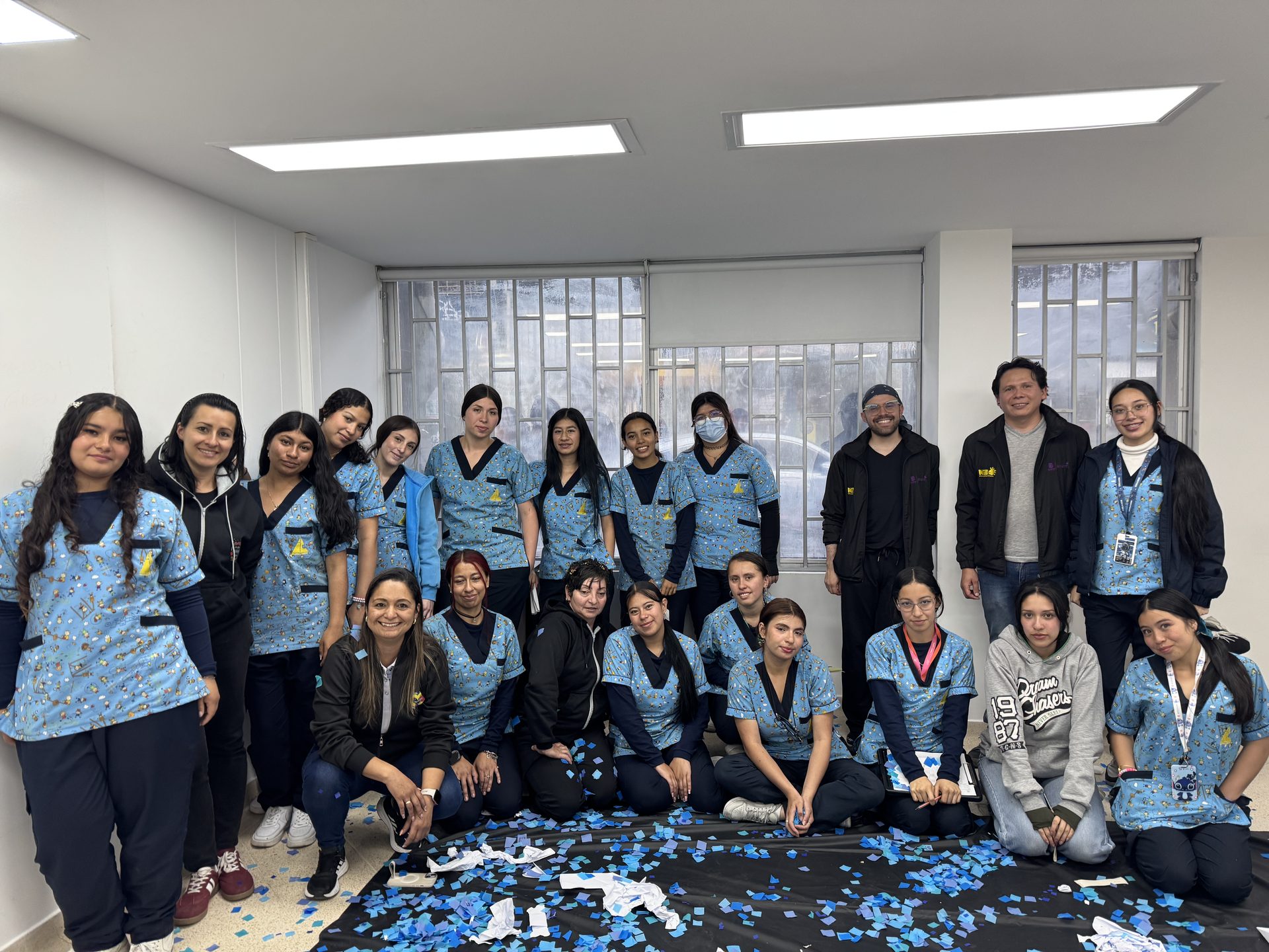 Estudiantes del programa de Investigación Judicial y Criminalística de Intesco Center en práctica de campo